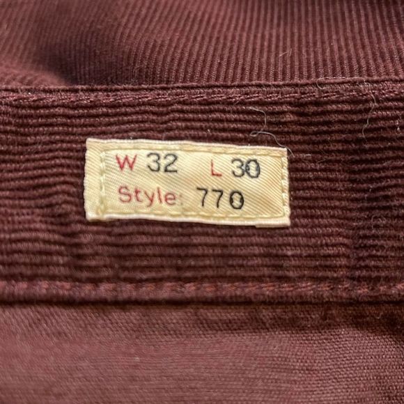 J. Crew Factory Men's Straight Jeans - Rich Burgundy - Picture 6 of 12